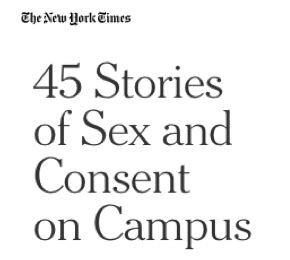 45 Stories of Sex and Consent on Campus